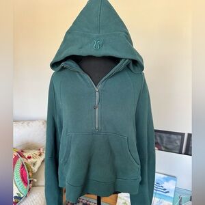 Lululemon Dark Green Fleece Hoodie